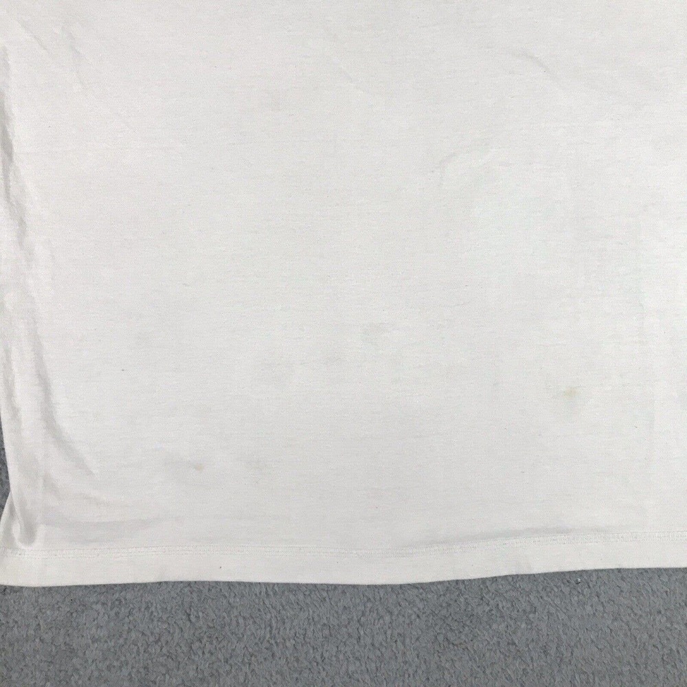 Beverly Hills Polo Club T Shirt Men XL White Orange Big Pony Raglan Long Sleeve - Picture 2 of 14